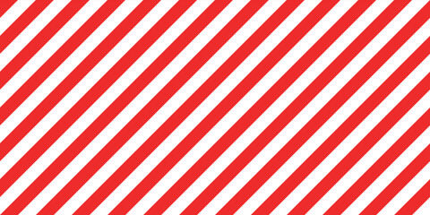 Obraz premium Seamless pattern with red and white striped lines background. Vector illustration.