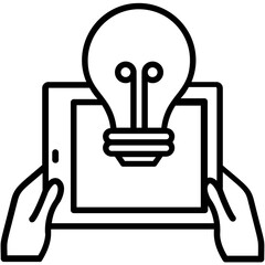 Concept Development Line Vector Icon