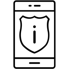 Information Line Vector Icon