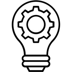 Solution Line Vector Icon