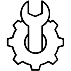 Technical Support Line Vector Icon