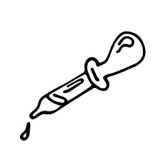 Drawing of a pipette