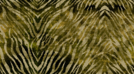 Abstract Exotic Zebra Stripes Grunge Textured Rustic Look Trendy Interior Fashion Colors Perfect for Upholstery Fabric Print or Wall Paper