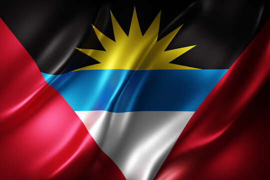  Antigua And Barbuda 3d Flag