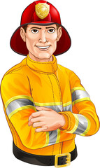 Fireman cartoon
