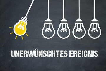 Fototapeta premium unerwünschtes Ereignis 