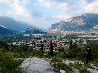 Fototapeta na wymiar view from the mountain Colodri