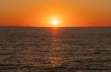 Obraz premium Sunrise on the island of Thassos