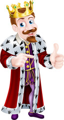 Illustration of Cartoon King
