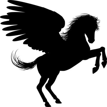 Hind Legs Pegasus Silhouette