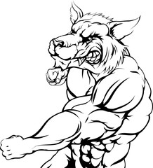 Tiger character fighting