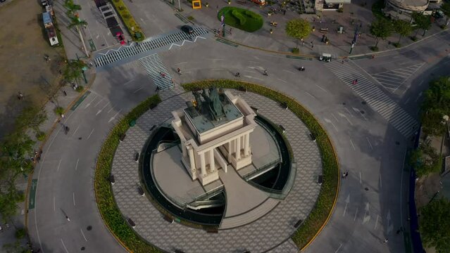 ArcoVia Pasig City Metro Manila done footage with the 23m tall Arco de Emperador.