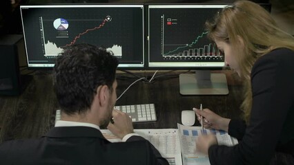 business couple working - Powered by Adobe