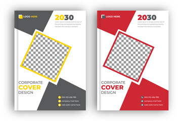 Corporate Business Book Cover Design Template