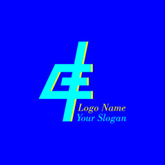 an elegant vector logo design