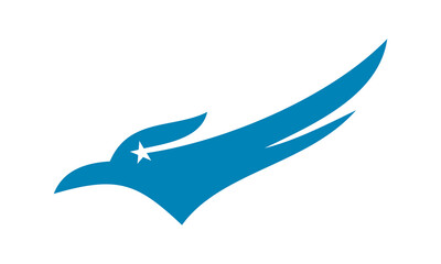 brand elegant eagle bird logo
