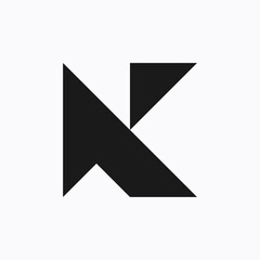 letter K logo design