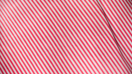 Tejido a rayas blanco y rojo