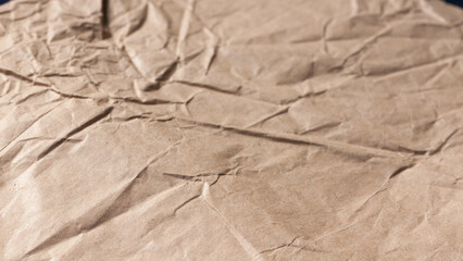 Arrugas en bolsa de papel color cartón