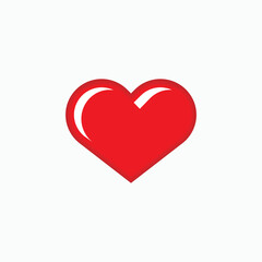 Heart Icon. Love Symbol - Vector.   