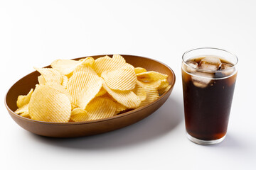 ポテトチップとコーラ