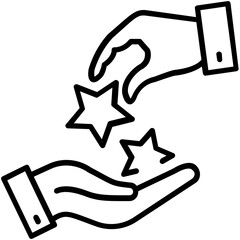 Commitment Line Vector Icon