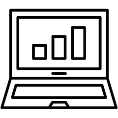 Analysis Line Vector Icon