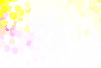 Light Multicolor vector background with abstract shapes.