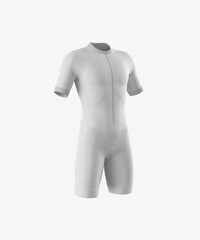 Men's Cycling Suit Mockup. 3D render