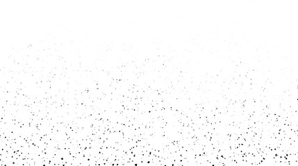 Grunge speckle texture. Dirty particles faded frame. Grungy splashed particles wallpaper. Speckle gradient effect. Splattered particles, splashes, drops wallpaper. Distress grain background.