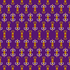ikat pattern design.seamless pattern folklore mexican style. design for fabric , wallpaper, clothing