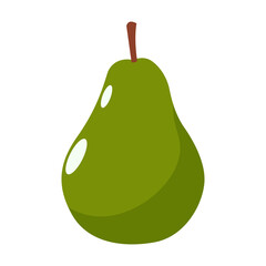 pear isolated on transparent background