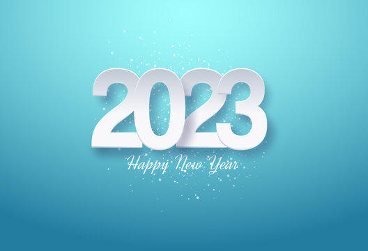 New Year 2023 With Tosca Background.