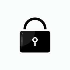 Padlock Icon. Locked Symbol - Vector.   
