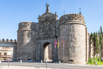 Toledo's gate or Puerta de Bisagra Nueva is a Monument in Toledo, Spain.