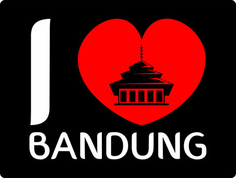 Typography Of The Bandung City