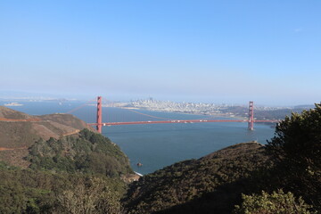 View of the San Francisco Bay from the Marin Headlands