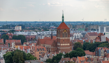 Fototapeta na wymiar St. John's Church in Gdańsk