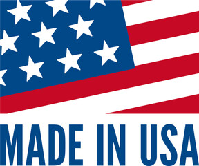 Obraz premium Made in the USA logo 