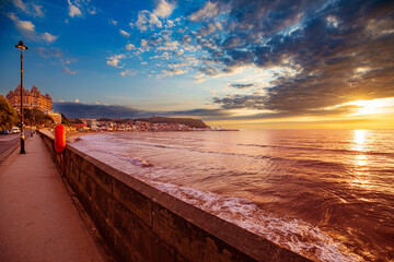 Sunrise on the Yorkshire coast