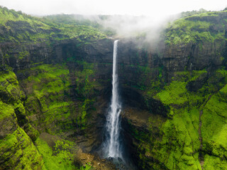 The mighty Kalu Waterfalls at Malshej Ghat - Maharashtra, India