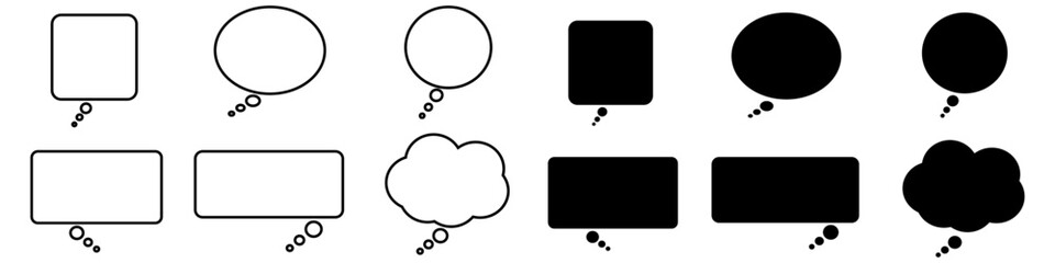 Bubble speech vector icon. chat room illustration sign. message symbol. communication logo.