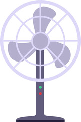 Obraz premium Pedestal fan Home Appliance. Vector illustration