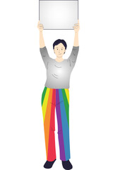 LGBTQ Illustration vector