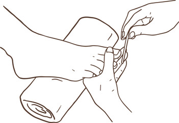 Manicure Pedicure_vector