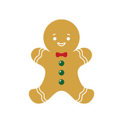 Cookie gingerbread man new year christmas tasty party mister