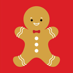 Cookie gingerbread man new year christmas tasty party mister