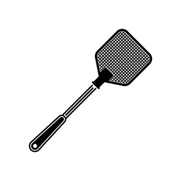 Fly swatter icon isolated illustration.