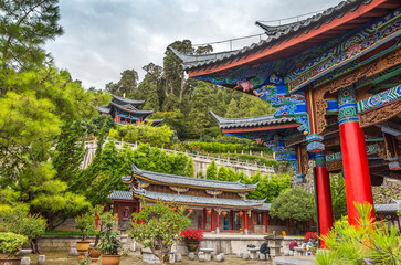 Mufu  prefecture palace In Lijiang Yunnan China