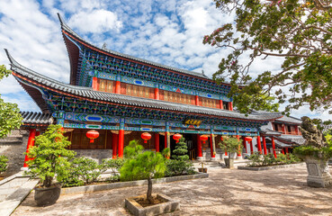 Mufu  prefecture palace In Lijiang Yunnan China